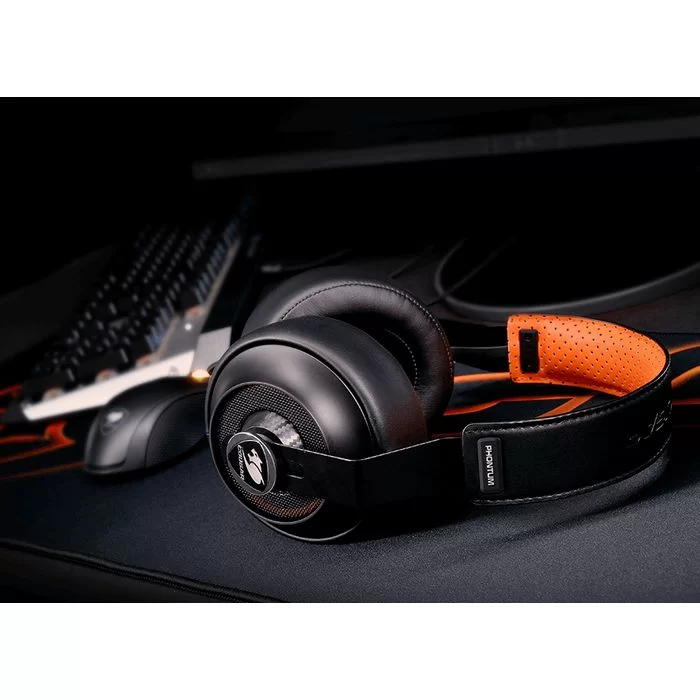 Игровые Наушники COUGAR PHONTUM S black, orange