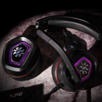 אוזניות גיימינג Virtual 7.1 surround sound Adata EMIX H20 צבע שחור אוזניות גיימינג Virtual 7.1 surround sound Adata EMIX H20 צבע שחור