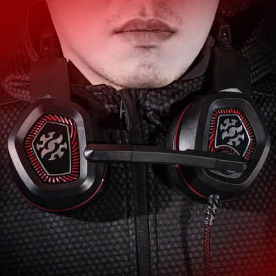 אוזניות גיימינג Virtual 7.1 surround sound Adata EMIX H20 צבע שחור אוזניות גיימינג Virtual 7.1 surround sound Adata EMIX H20 צבע שחור