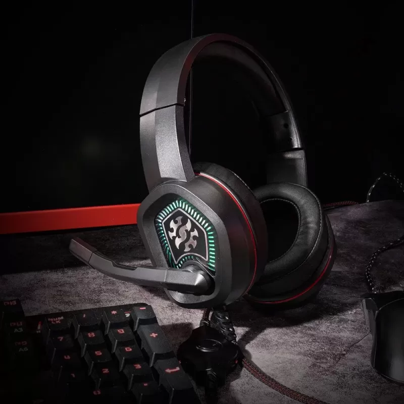 Virtual 7.1 surround sound Gaming Headphones Adata EMIX H20 Color:black