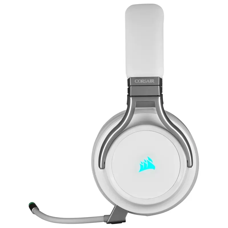 Wireless Gaming Over-Ear Headphones with Built-in Microphone Corsair VIRTUOSO RGB WIRELESS High-Fidelity Gaming Headset - white Wireless Gaming Over-Ear Headphones with Built-in Microphone Corsair VIRTUOSO RGB WIRELESS High-Fidelity Gaming Headset - white