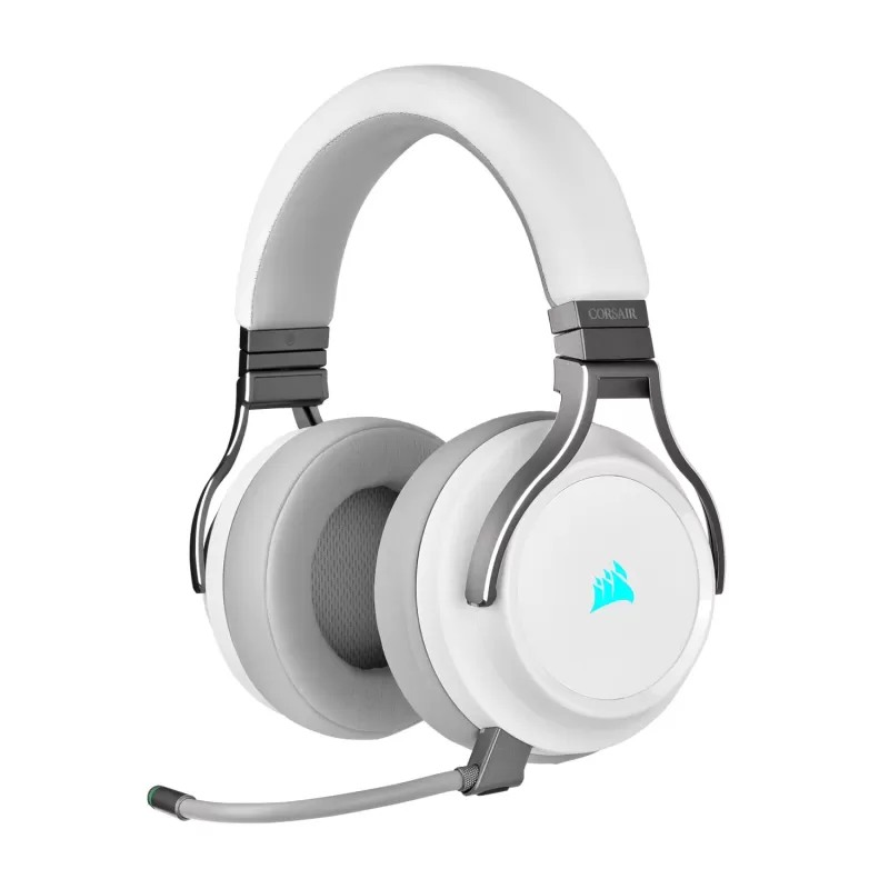Wireless Gaming Over-Ear Headphones with Built-in Microphone Corsair VIRTUOSO RGB WIRELESS High-Fidelity Gaming Headset - white Wireless Gaming Over-Ear Headphones with Built-in Microphone Corsair VIRTUOSO RGB WIRELESS High-Fidelity Gaming Headset - white