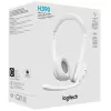 אוזניות עם מיקרופון מובנה Logitech H390 USB לבן