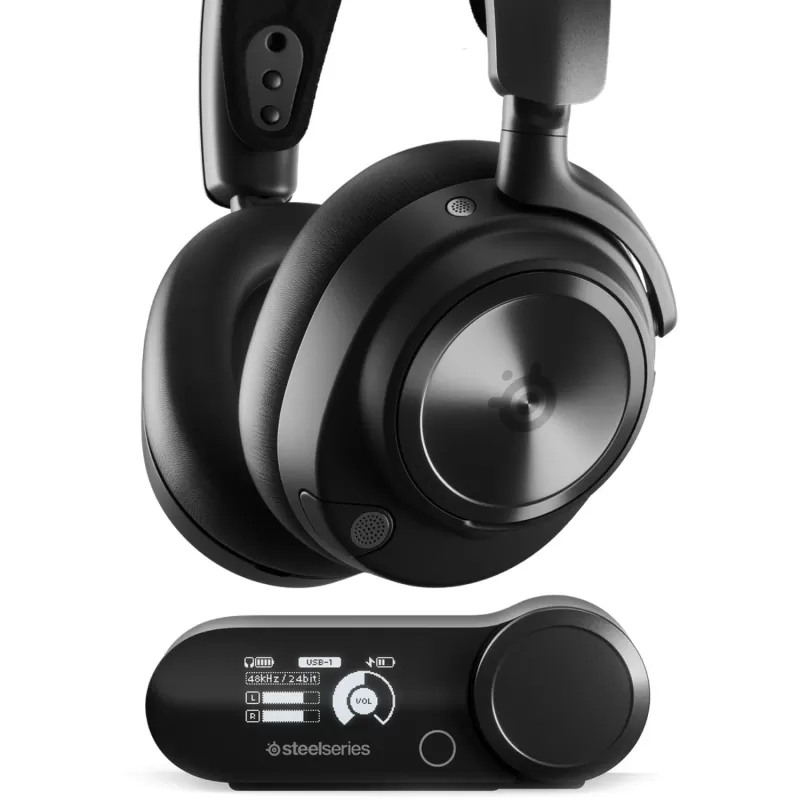 Wireless gaming headband headphones with built-in microphone SteelSeries Arctis Nova Pro