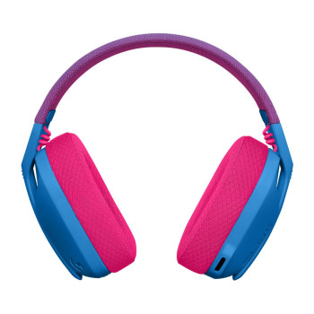 Wireless gaming headband headphones Logitech G435 Lightspeed Blue pink