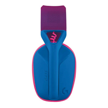Wireless gaming headband headphones Logitech G435 Lightspeed Blue pink