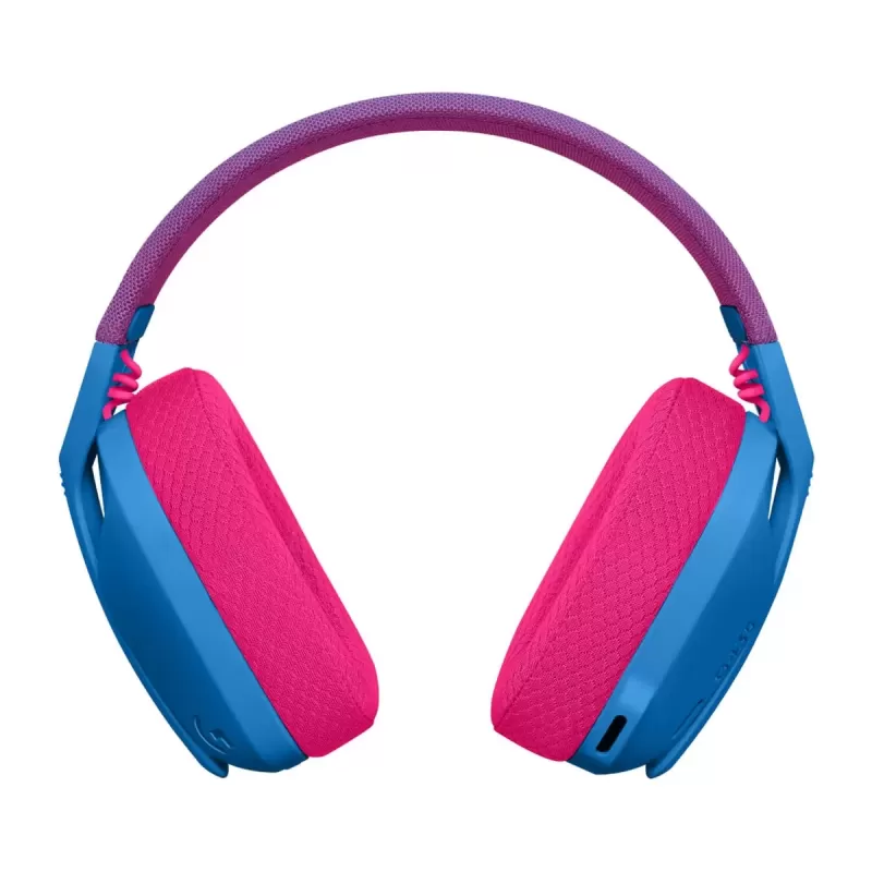Беспроводные игровые наушники с оголовьем Logitech G435 Lightspeed Blue pink