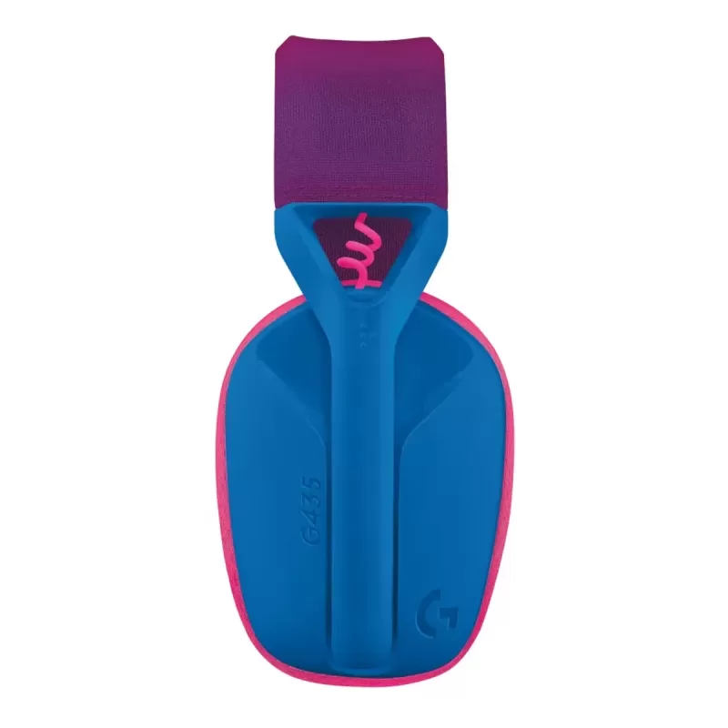 Беспроводные игровые наушники с оголовьем Logitech G435 Lightspeed Blue pink