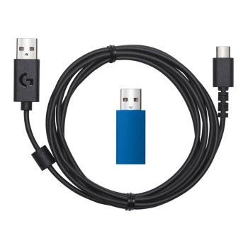 Wireless gaming headband headphones Logitech G435 Lightspeed Blue pink