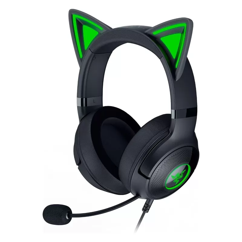 Wired Gaming Headphones RAZER KRAKEN KITTY V2 black Wired Gaming Headphones RAZER KRAKEN KITTY V2 black