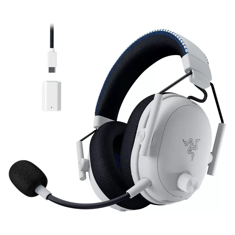 Wireless gaming headphones RAZER BlackShark V3 Pro for PlayStation - white