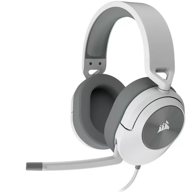 אוזניות גיימינג חוטיות Corsair HS55 STEREO - לבן