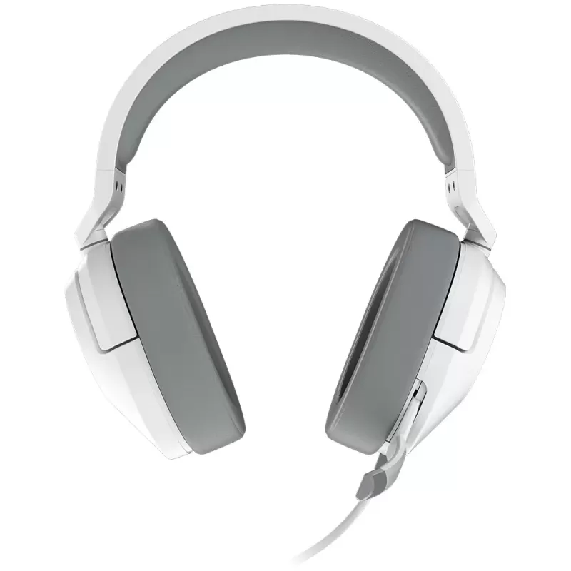 אוזניות גיימינג חוטיות Corsair HS55 STEREO - לבן