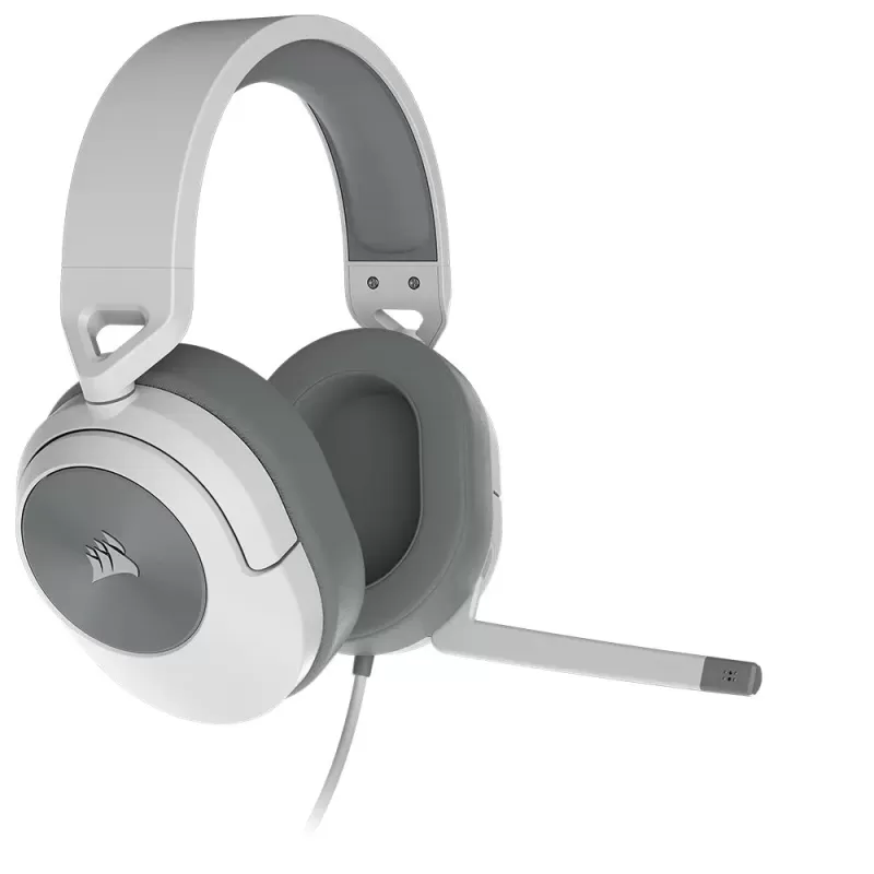 אוזניות גיימינג חוטיות Corsair HS55 STEREO - לבן