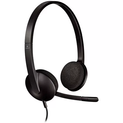 Wired Headphones Logitech USB H340 Color:black Wired Headphones Logitech USB H340 Color:black
