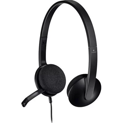 Wired Headphones Logitech USB H340 Color:black Wired Headphones Logitech USB H340 Color:black