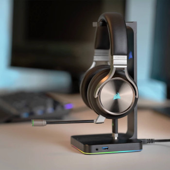 Подставка для наушников Corsair ST100 RGB Premium Headset Stand with 7.1