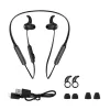 Wireless Headphones Avantree Bluetooth Neckband Headphones AV-BTHS-NB16-BLK-F Color:black