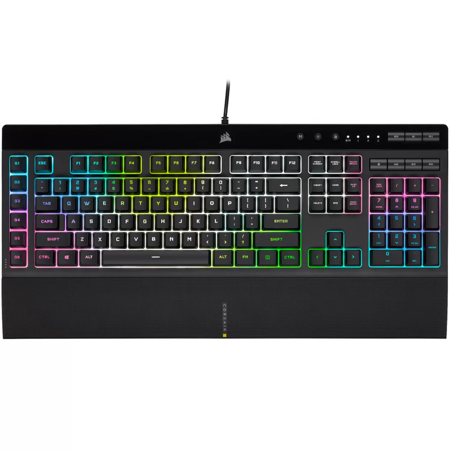 Игровая Клавиатура Corsair K55 RGB PRO XT Цвет:чёрный