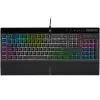 מקלדת גיימינג Corsair K55 RGB PRO XT צבע שחור מקלדת גיימינג Corsair K55 RGB PRO XT צבע שחור