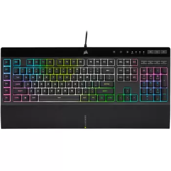 מקלדת גיימינג Corsair K55 RGB PRO XT צבע שחור