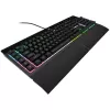 מקלדת גיימינג Corsair K55 RGB PRO XT צבע שחור מקלדת גיימינג Corsair K55 RGB PRO XT צבע שחור