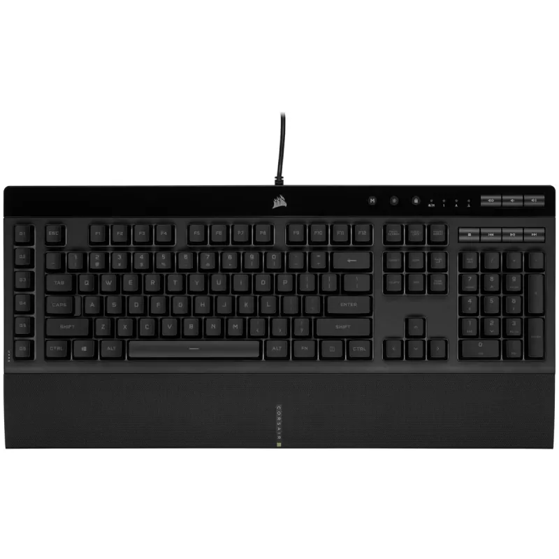 מקלדת גיימינג Corsair K55 RGB PRO XT צבע שחור מקלדת גיימינג Corsair K55 RGB PRO XT צבע שחור