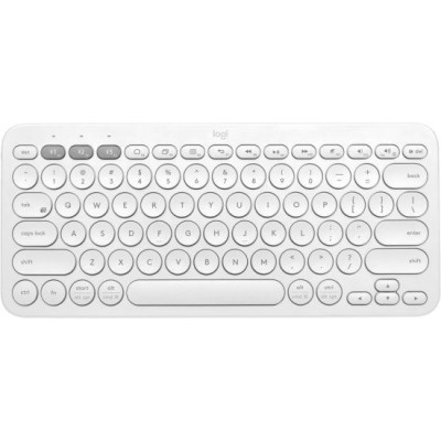 מקלדת אלחוטית Bluetooth Logitech K380 לבן מקלדת אלחוטית Bluetooth Logitech K380 לבן