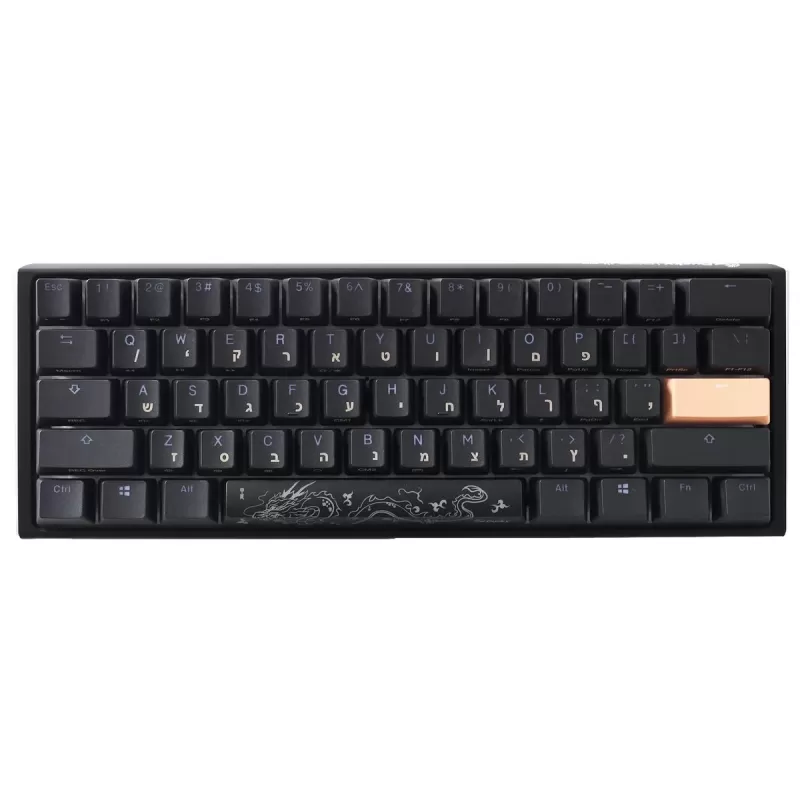 מקלדת מכאנית Ducky One 3 Mini Cherry Brown Switch צבע שחור