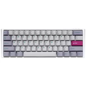 Mechanical gaming keyboard Ducky One 3 Mini Mist Grey Cherry Red Switch Color:gray