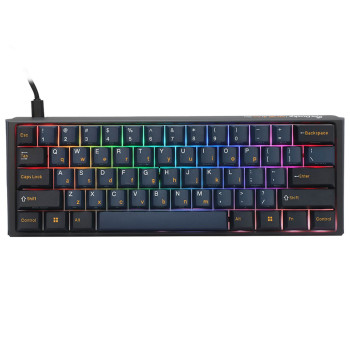 Mechanical gaming keyboard Ducky One 3 Pro Mini Nazca Line Cherry Speed Silver Mechanical gaming keyboard Ducky One 3 Pro Mini Nazca Line Cherry Speed Silver