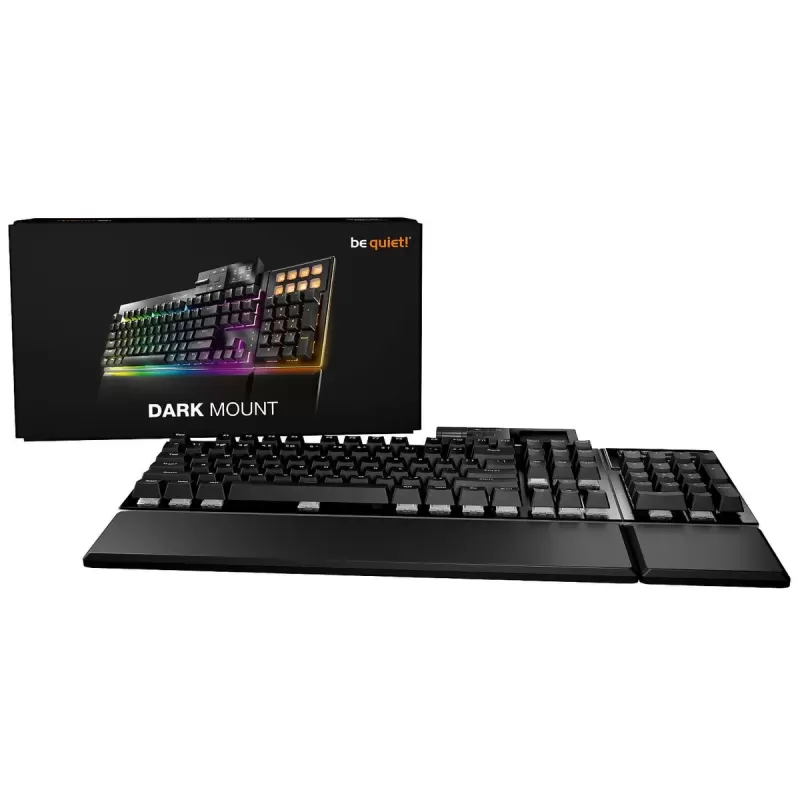 Mechanical gaming keyboard be quiet! Dark Mount Silent Tactile ARGB Color:black