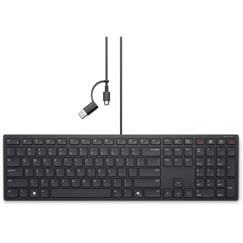 מקלדת Dell Wired Collaboration Keyboard KB525C