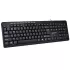 מקלדת Silver Line KB-MM818 עברית ואנגלית צבע שחור