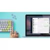 Беспроводная Клавиатура Logitech POP KEYS фиолетовый, белый, yellow, yellow Беспроводная Клавиатура Logitech POP KEYS фиолетовый, белый, yellow, yellow