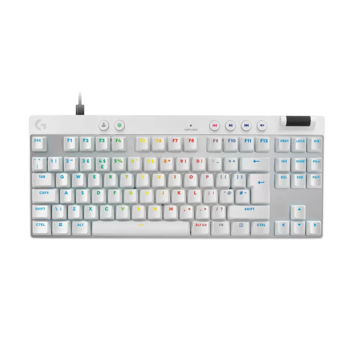 Игровая Клавиатура Logitech PRO X TKL RAPID white