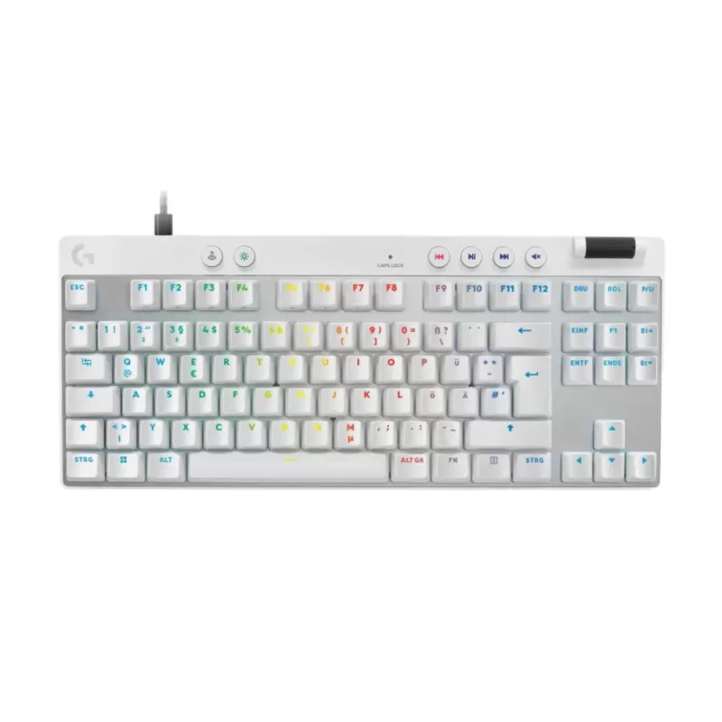 Игровая Клавиатура Logitech PRO X TKL RAPID white