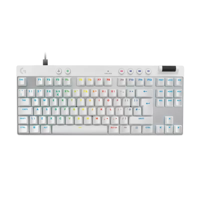 Игровая Клавиатура Logitech PRO X TKL RAPID white