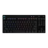 מקלדת גיימינג מכאנית Logitech G PRO GX Blue Clicky צבע שחור