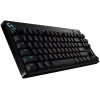 מקלדת גיימינג מכאנית Logitech G PRO GX Blue Clicky צבע שחור