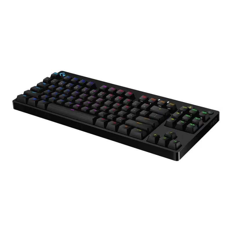 מקלדת גיימינג מכאנית Logitech G PRO GX Blue Clicky צבע שחור