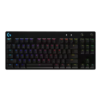 מקלדת גיימינג מכאנית Logitech G PRO GX Blue Clicky צבע שחור