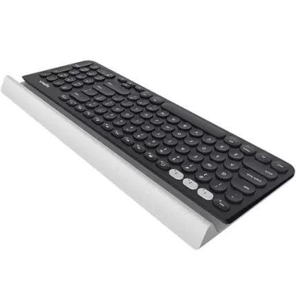 Bluetooth Wireless Keyboard Logitech K780 Multi-Device Quiet Desktop Color:black
