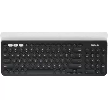 Bluetooth Wireless Keyboard Logitech K780 Multi-Device Quiet Desktop Color:black