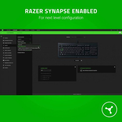 מקלדת גיימינג Razer Cynosa Lite צבע שחור מקלדת גיימינג Razer Cynosa Lite צבע שחור