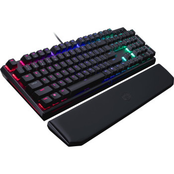 מקלדת גיימינג Cooler Master MasterKeys MK750 RGB Blue Switch צבע שחור מקלדת גיימינג Cooler Master MasterKeys MK750 RGB Blue Switch צבע שחור