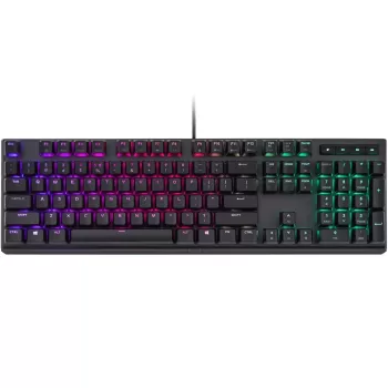 מקלדת גיימינג Cooler Master MasterKeys MK750 RGB Blue Switch צבע שחור