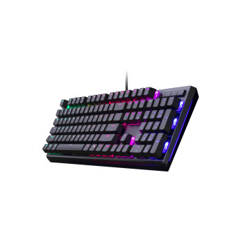 מקלדת גיימינג Cooler Master MasterKeys MK750 RGB Blue Switch צבע שחור מקלדת גיימינג Cooler Master MasterKeys MK750 RGB Blue Switch צבע שחור