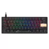 מקלדת מכאנית Ducky One 3 Mini Cherry Silver Switch צבע שחור