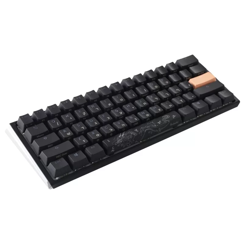 מקלדת מכאנית Ducky One 3 Mini Cherry Silver Switch צבע שחור